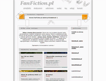 Tablet Screenshot of fanfiction.pl